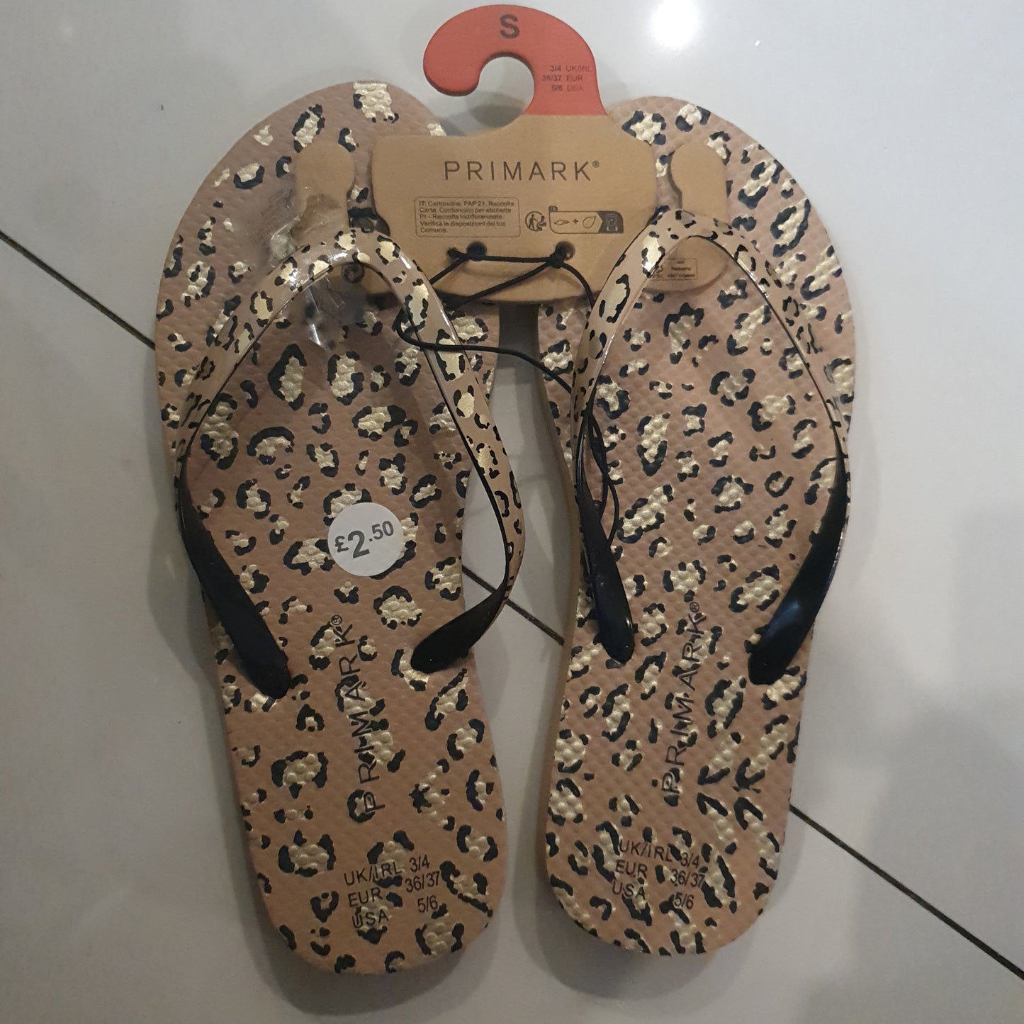 Primark women flip flops size 36/37