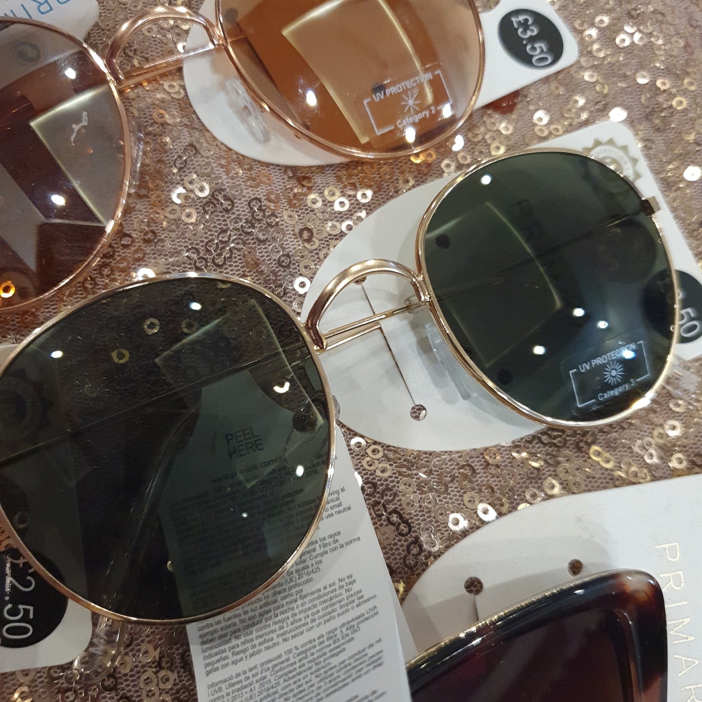 Primark women sunglasses metal
