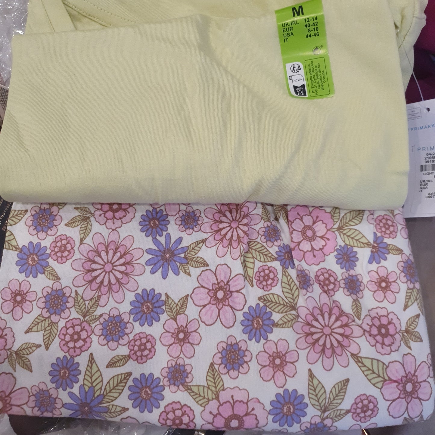 Primark women pyjamas cotton tshirt set