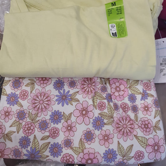 Primark women pyjamas cotton tshirt set