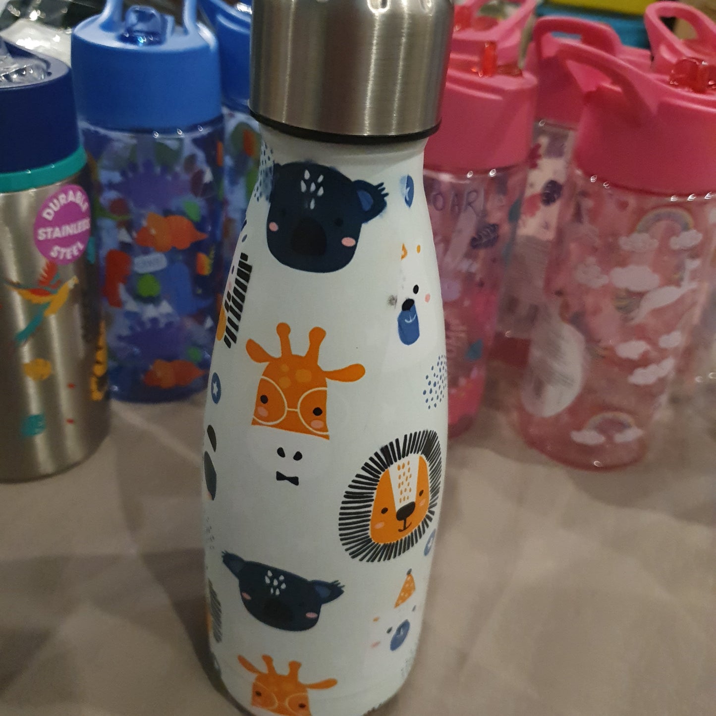 ASDA Uk kids 400 ml water bottle steel