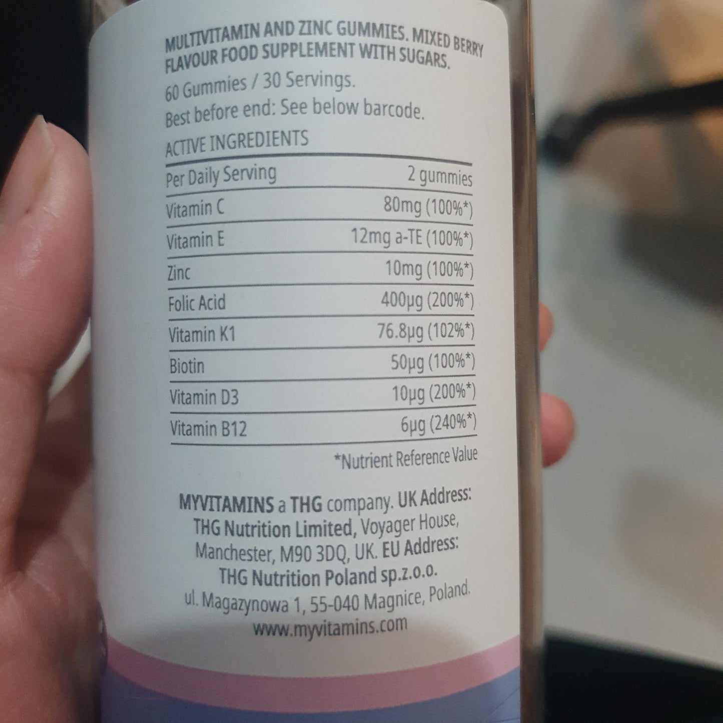 My vitamins uk multivitamins pregnancy gummies 60