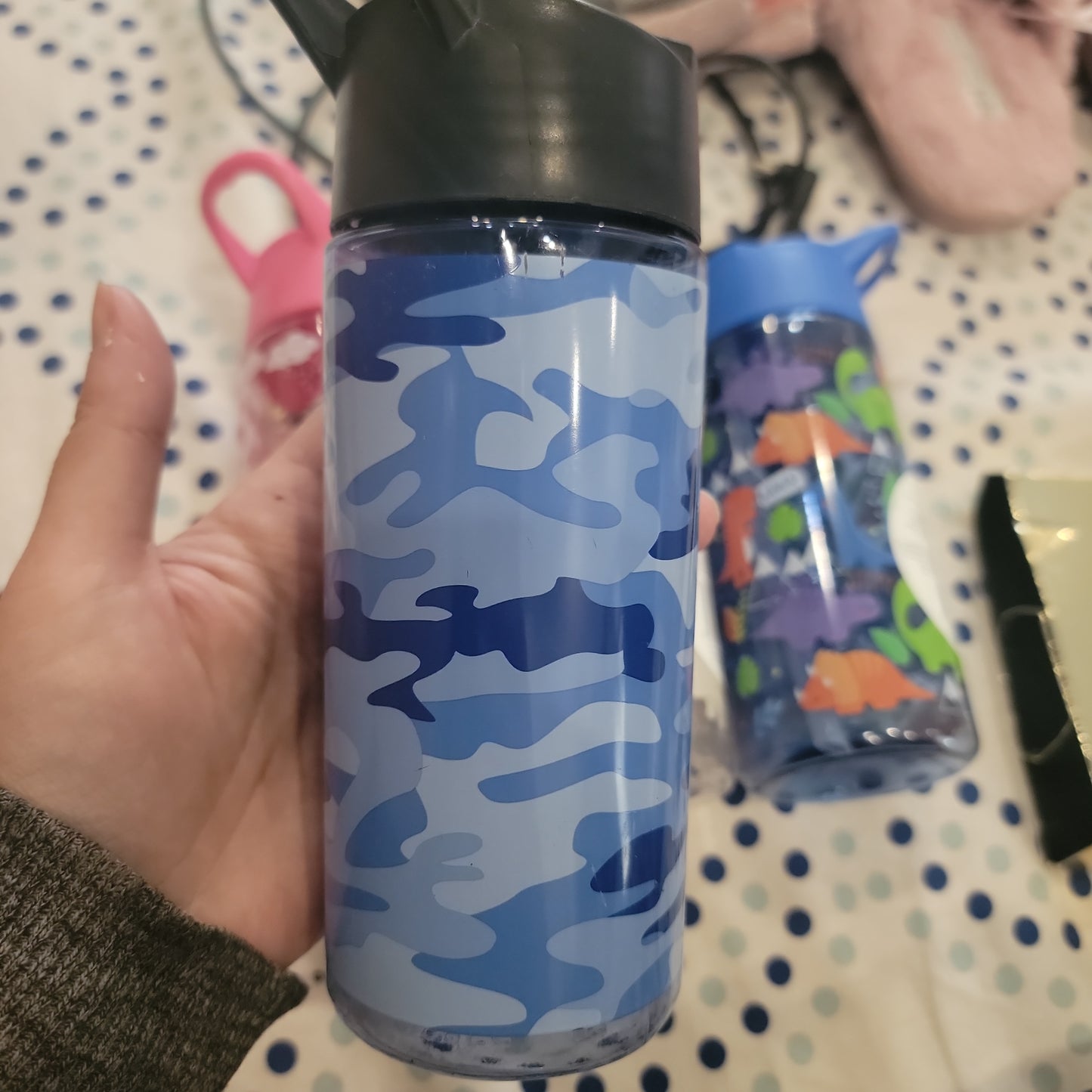 ASDA Uk kids 420ml water bottle with straw