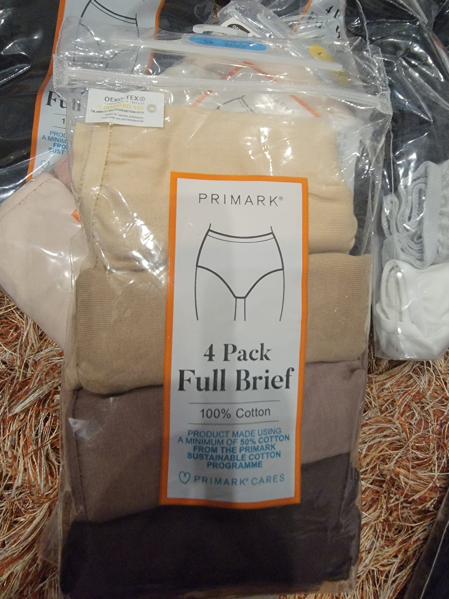 Primark ladies 4 pack underwears full breifs