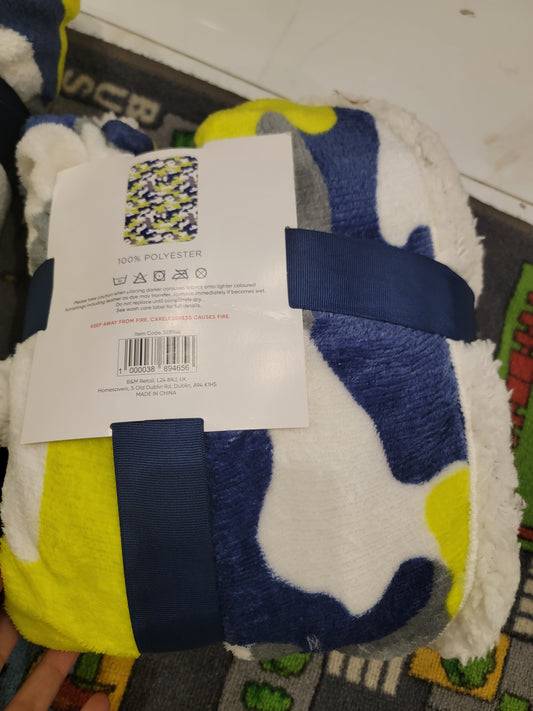 Bm bargains Uk throw fleece blanket super soft sherpa