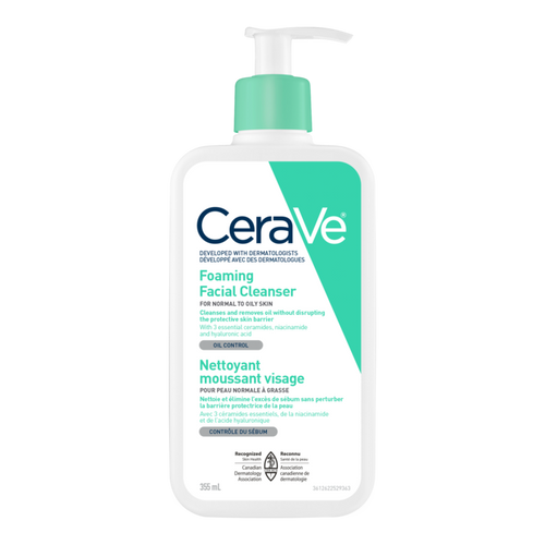 CeraVe 355ml foaming facial Cleanser normal to oily
