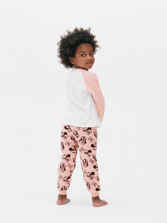 Primark Uk 2023 fleece minnie mouse girls pyjama pj set