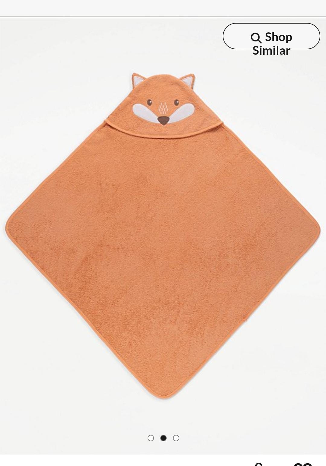 George baby hooded towel