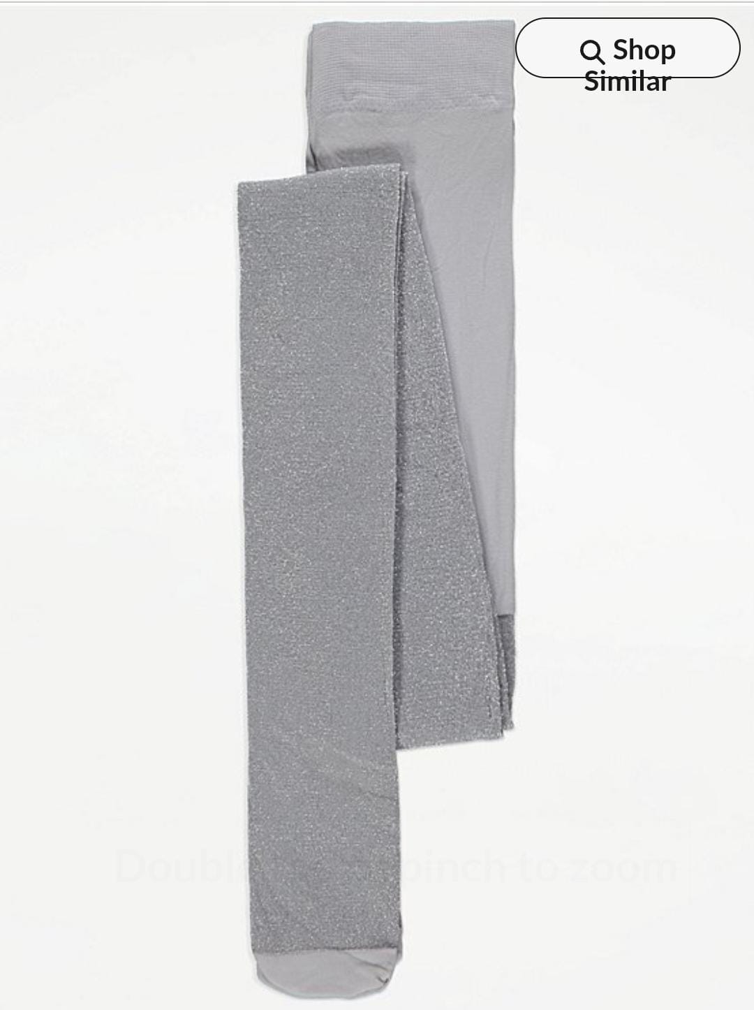 George Uk glitter leggings silver