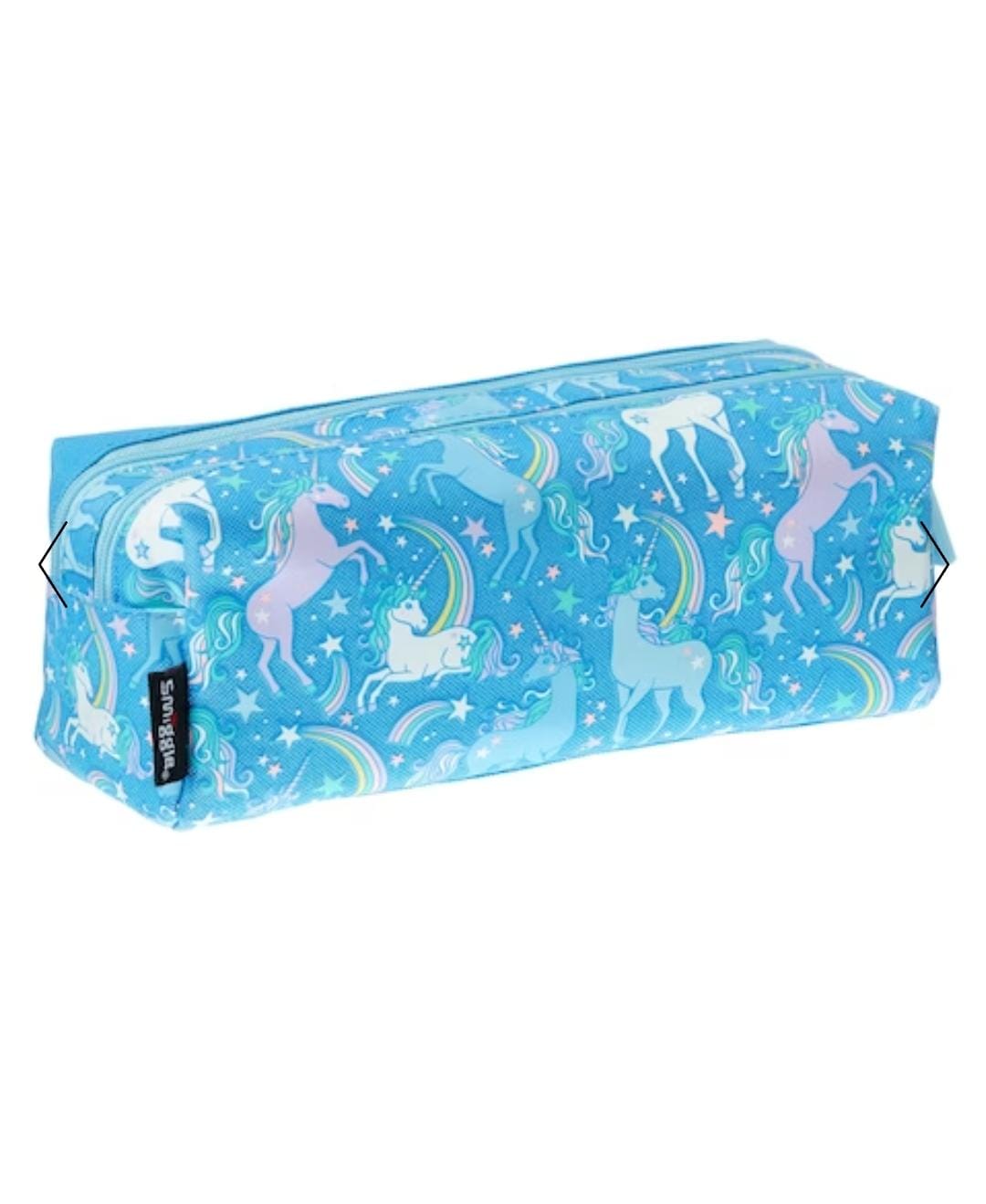 Smiggle Uk pencil case unicorn double zip