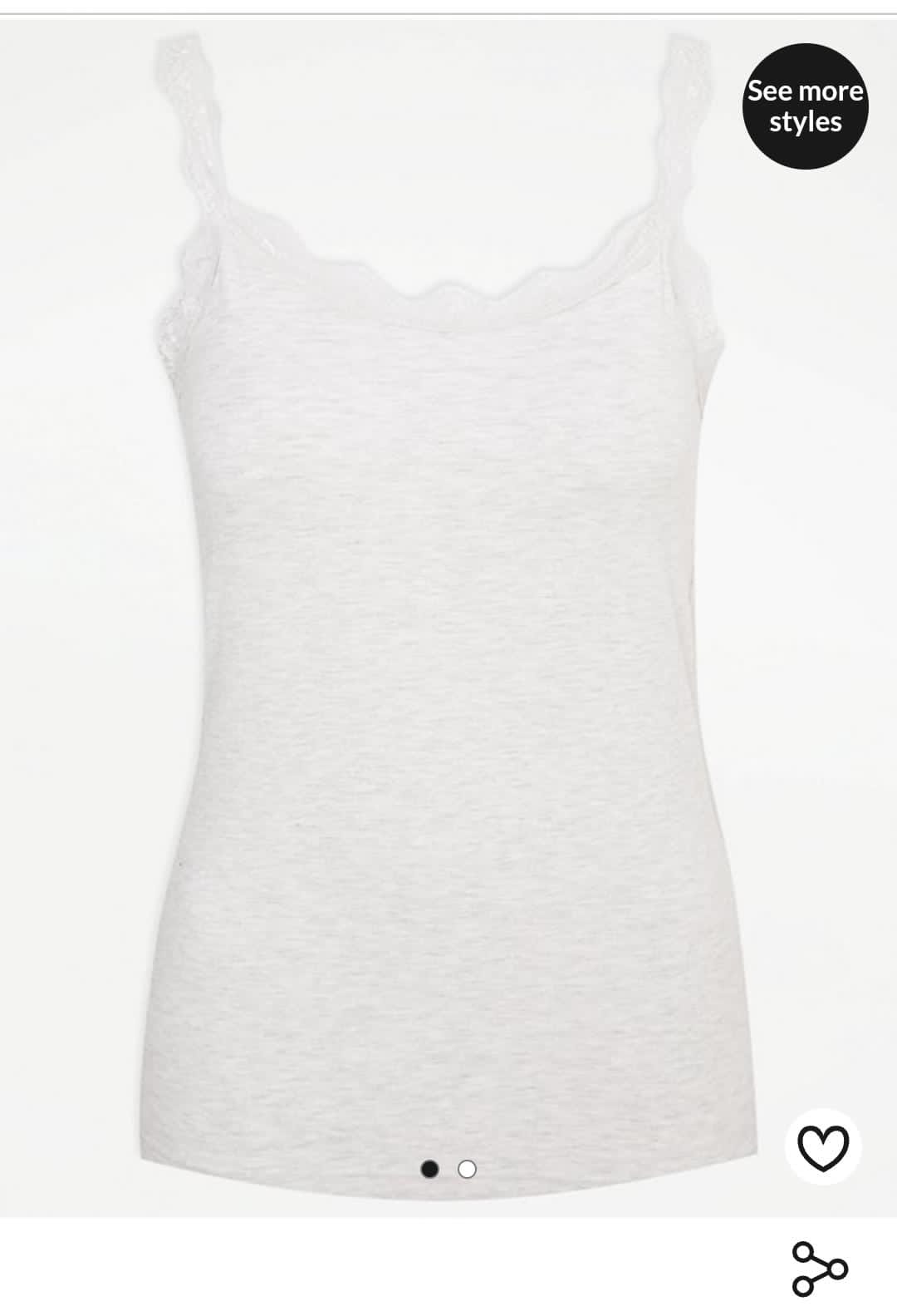 George Grey Lace Trim Cami Vest