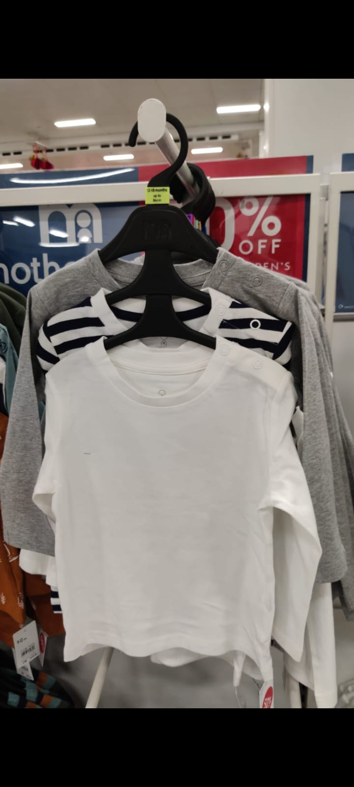 Mothercare Uk boys cotton full sleeves tops set of 3