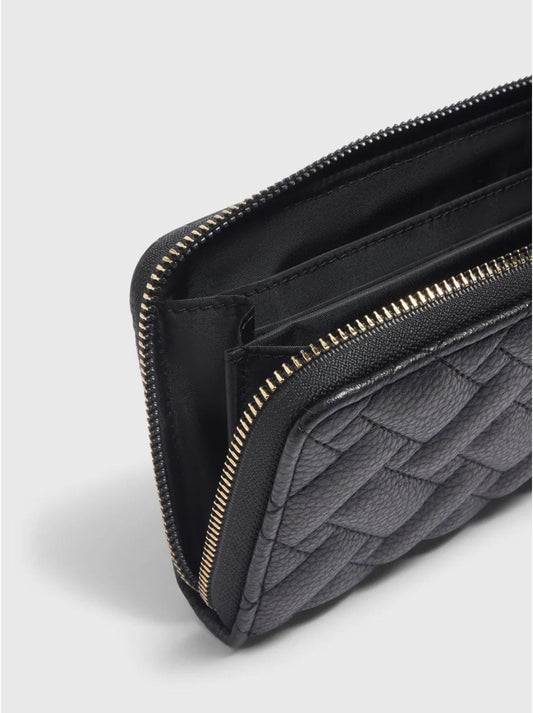 Matalan soft quilted black ladies wallet