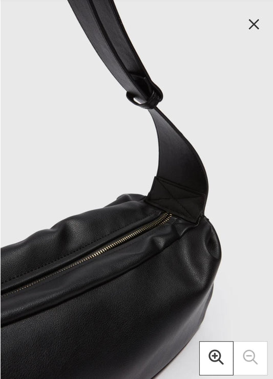 Matalan Black Oversized Shoulder Bag