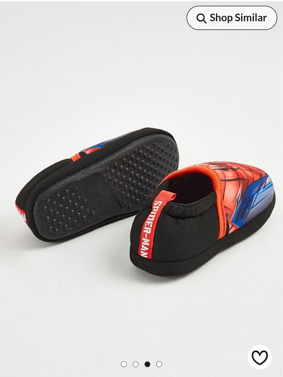 George Uk Marvel Spider-Man Character Fullback Slippers