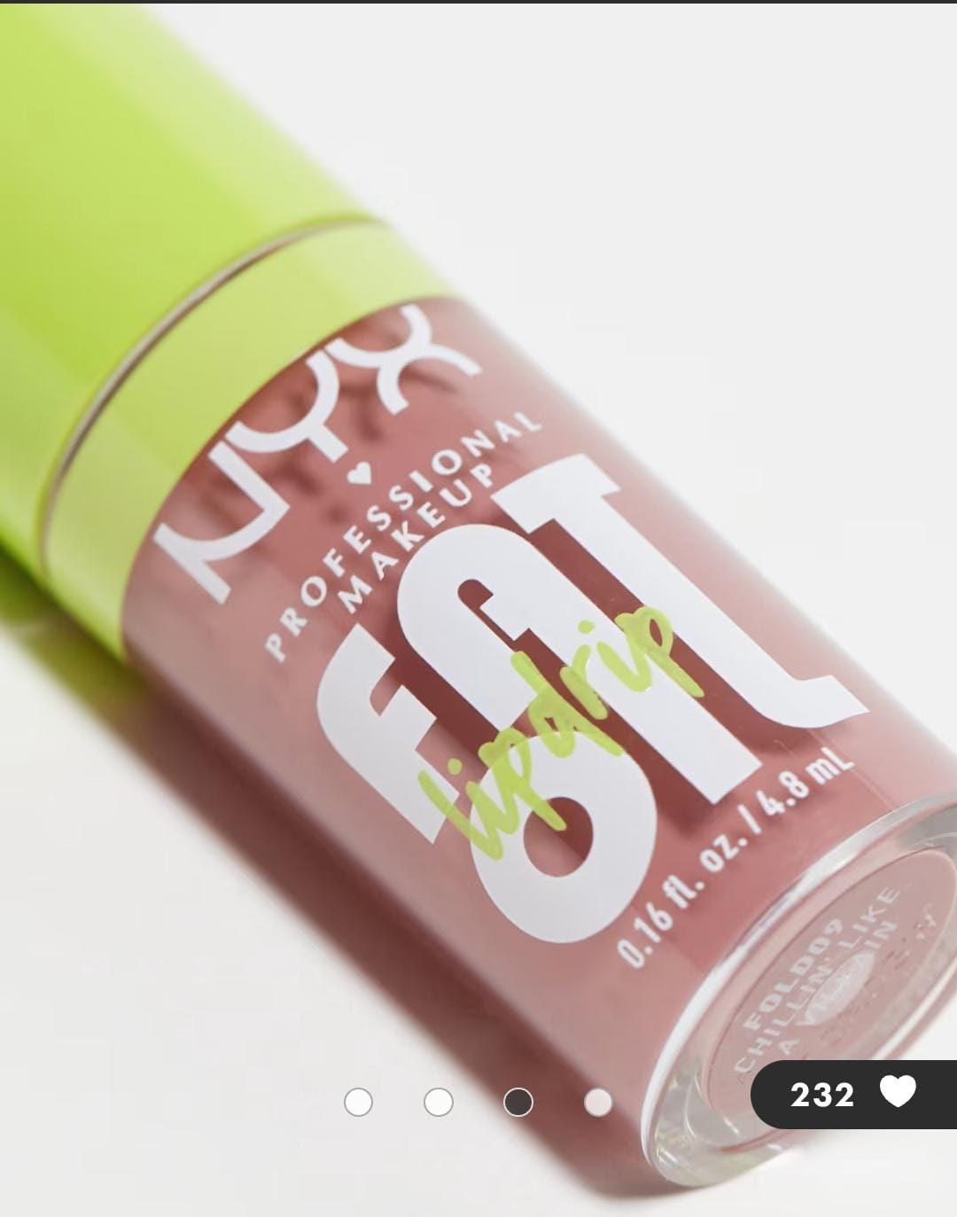 NYX Fat Oil - Lip drip shade fold09 chillin like s villian