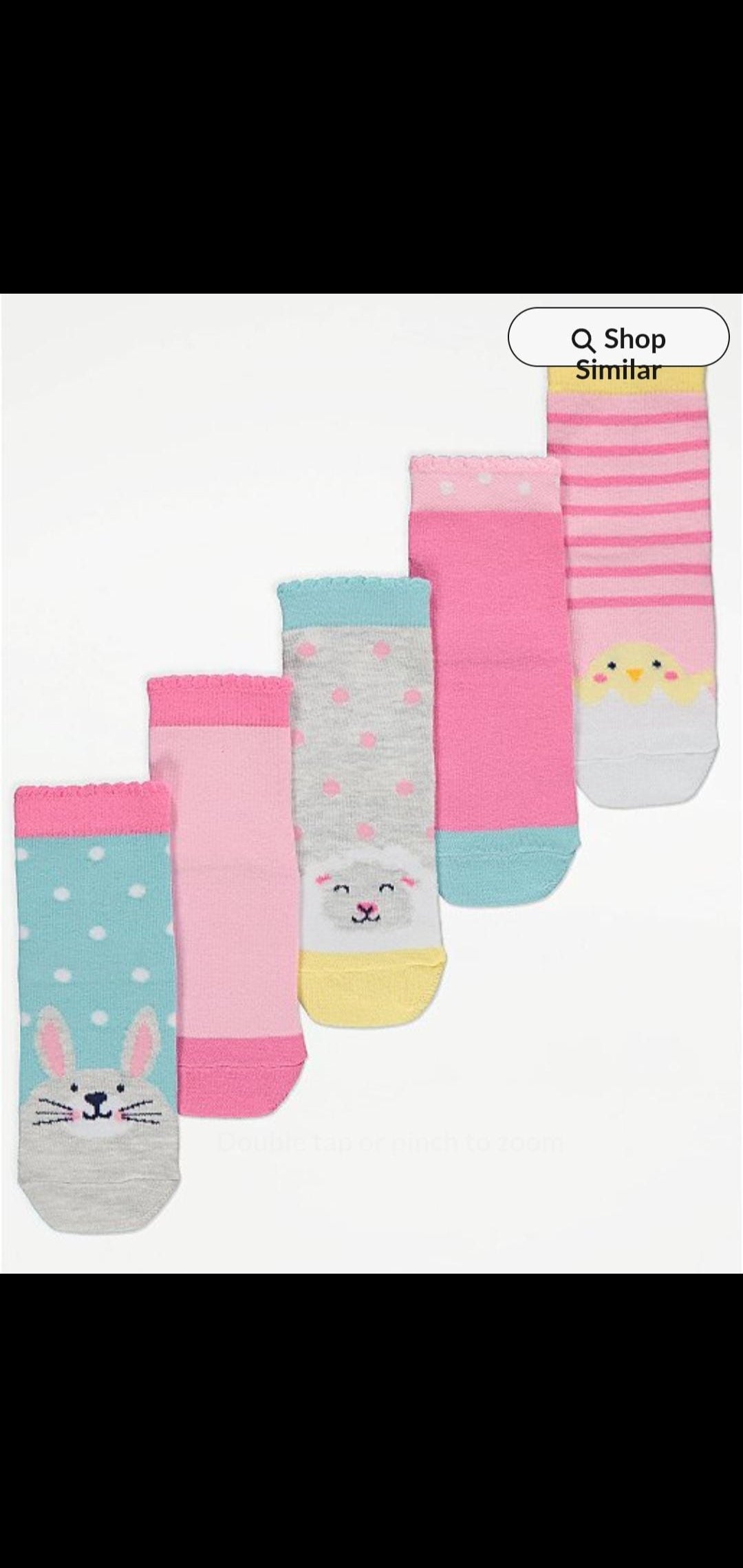 George Uk girls kids 5 pairs socks