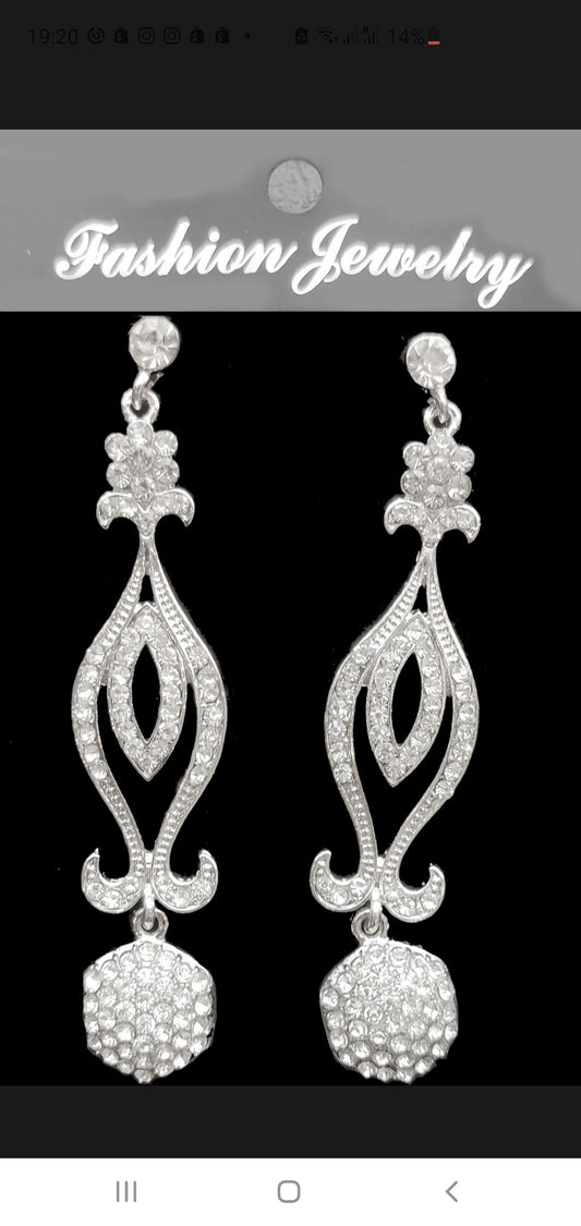 Diamante Rhinestone Earring E5