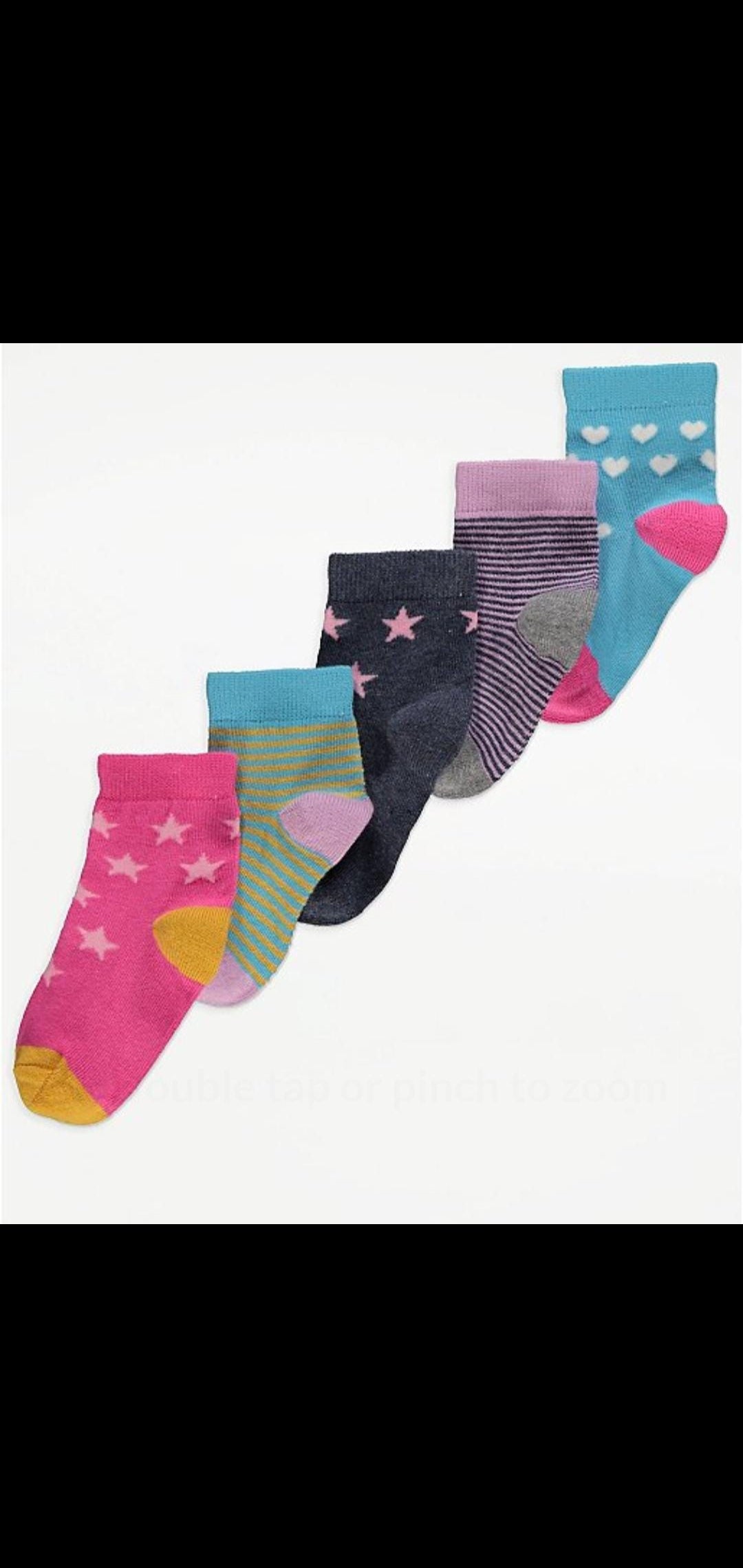 George Uk girls 5 pairs socks