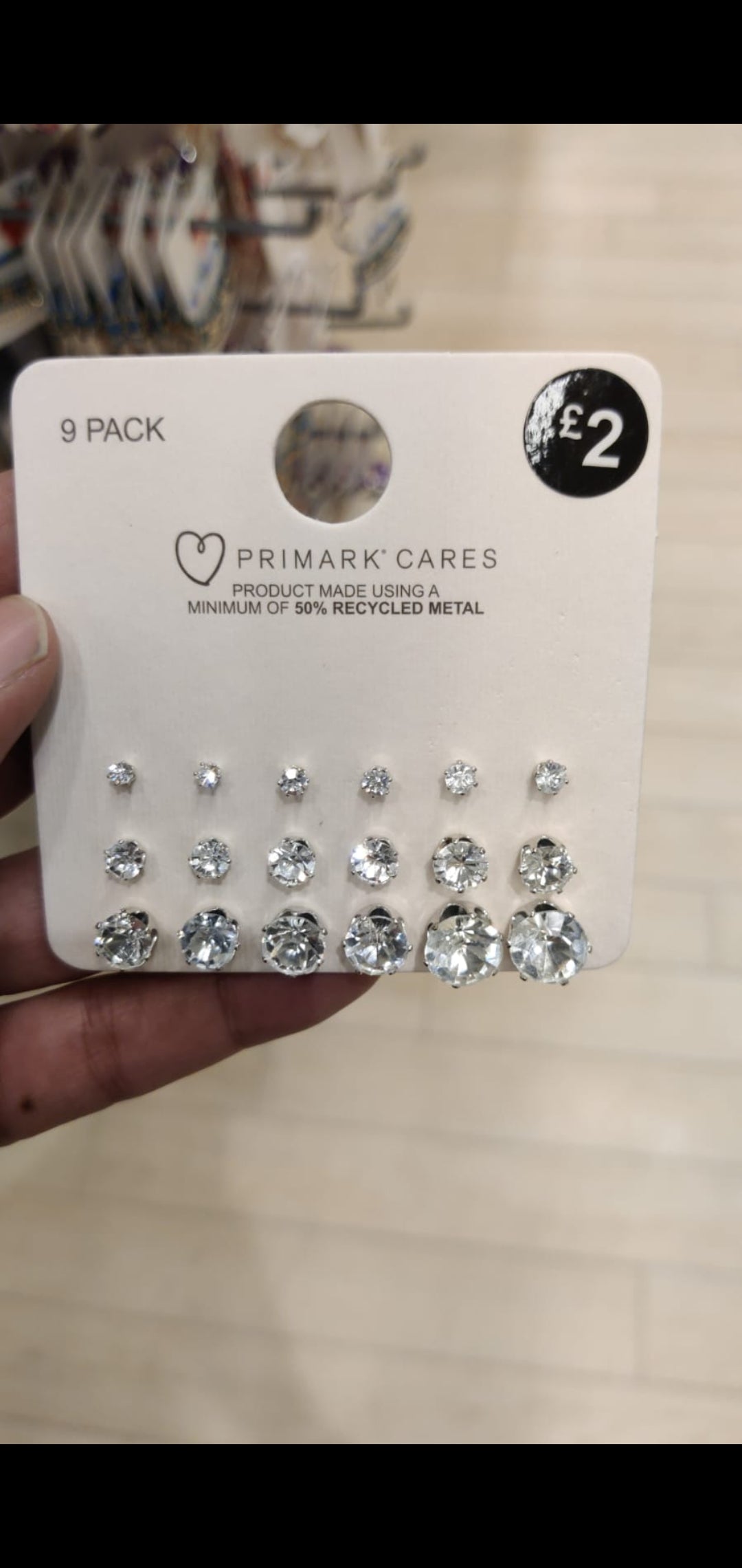 Primark 9 pairs earrings set