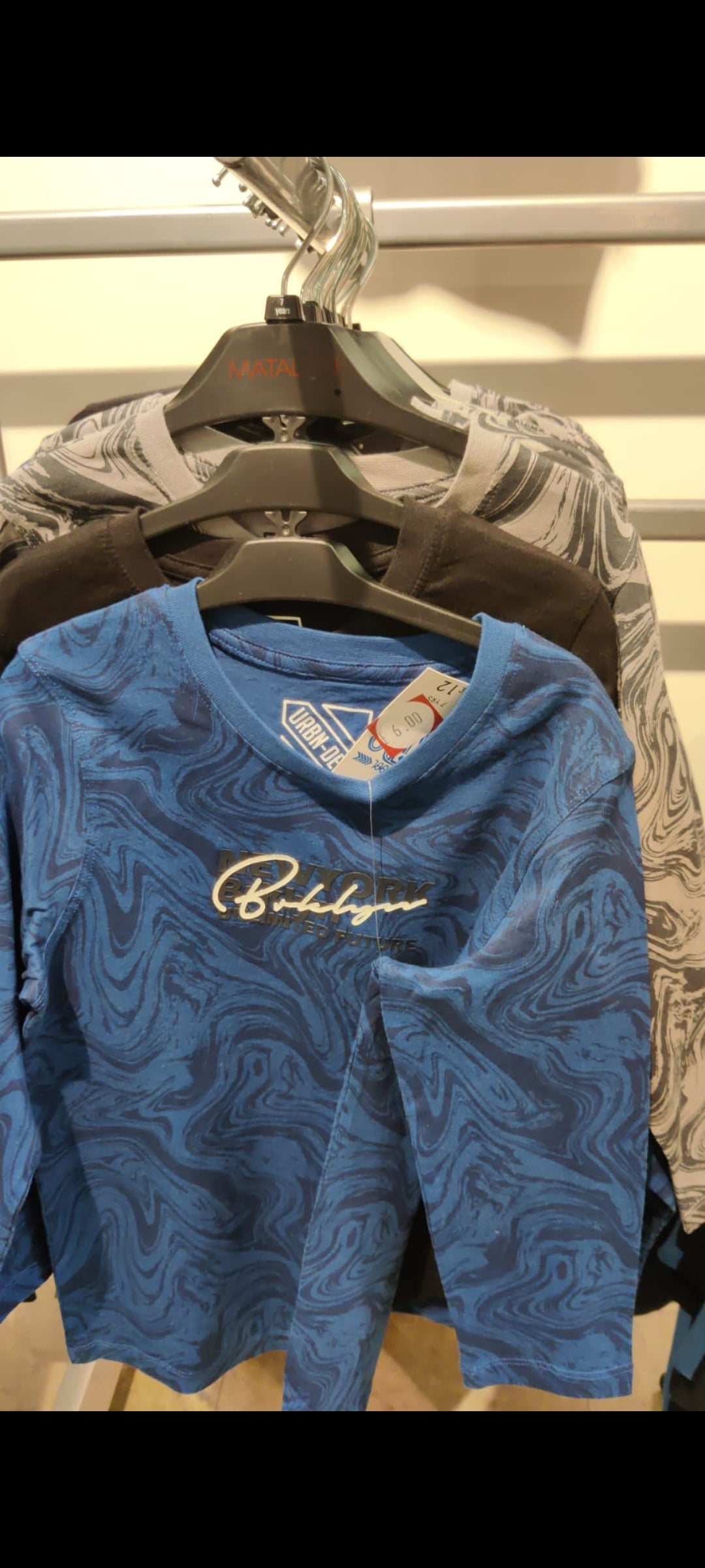 Matalan Uk boys cotton full sleeves tops
