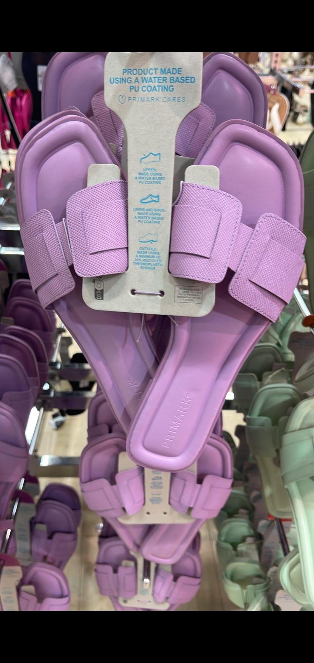 Primark women sandals lilac shoes size 38