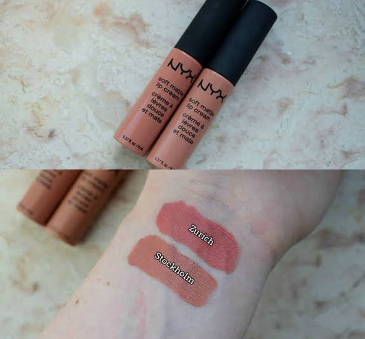 NYX Professional Makeup Soft Matte Lip Cream Lightweight Liquid Lipstick Zurich