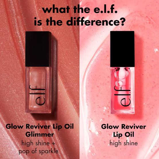 e.l.f Cosmetics e.l.f. Glow Reviver Lip Oil glimmer finish princess cut