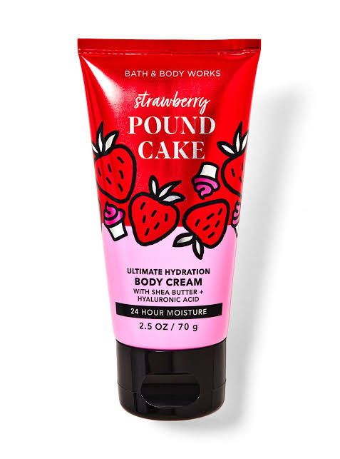 Bath and body works pound cake Fragrance body cream 70g