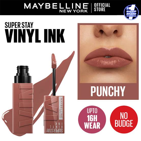 MAYBELLINE - SUPER STAY VINYL INK LONGWEAR LIQUID LIPCOLOR -120 Punchy