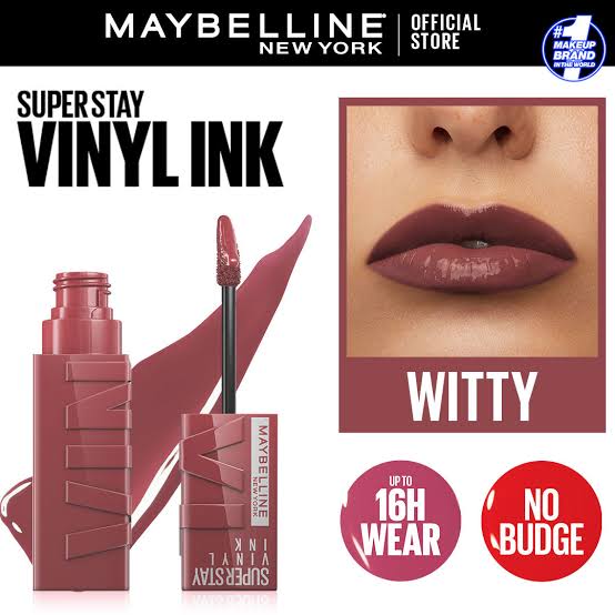 MAYBELLINE - SUPER STAY VINYL INK LONGWEAR LIQUID LIPCOLOR -40 witty