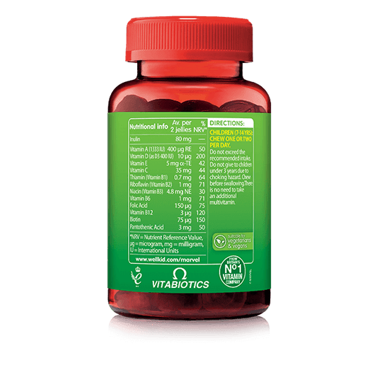 Vitabiotics Wellkid Marvel Multi-vits 50 gummies