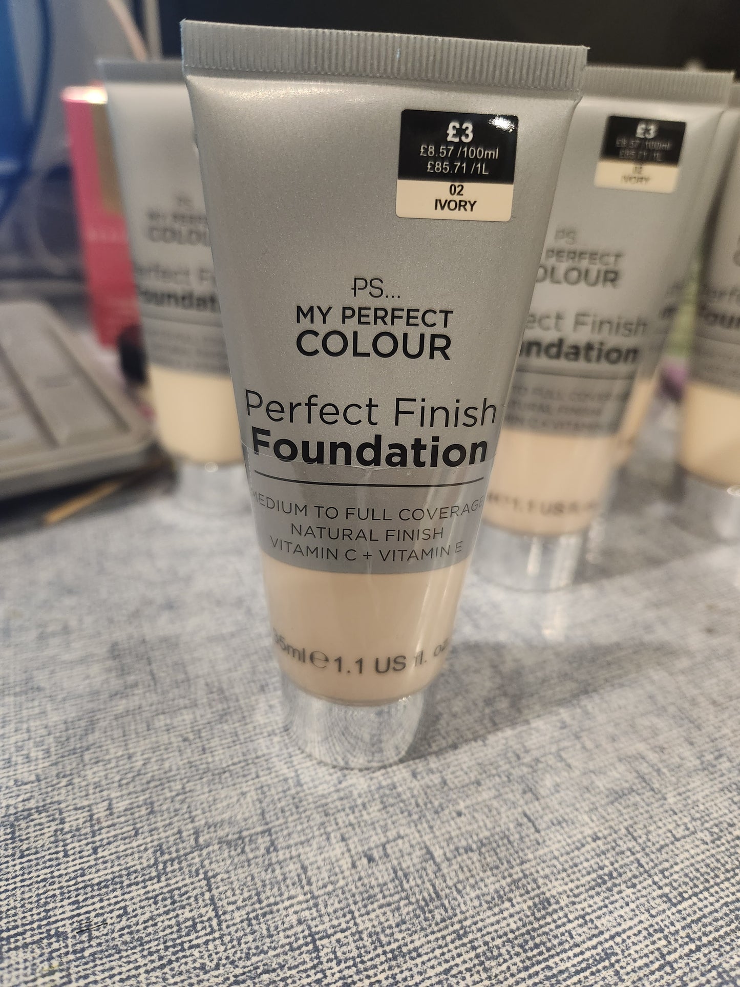 Primark my perfect colour perfect finish foundation 2 ivory