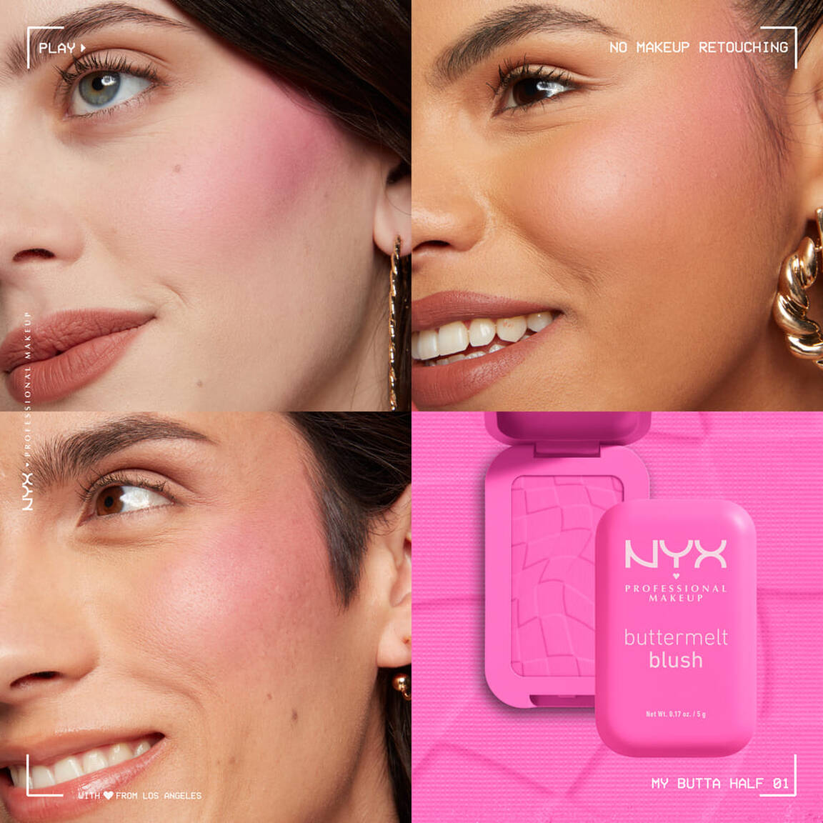 Nyx buttermelt blush my butta half