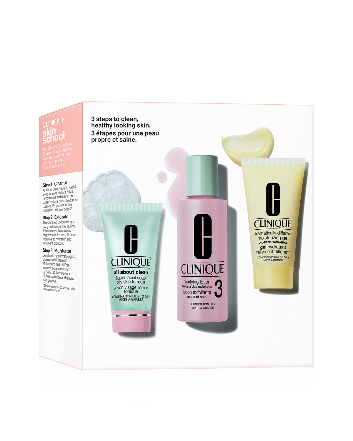 Clinique
Clinique 3 Step Skin Mini Set bought from canada 🇨🇦
