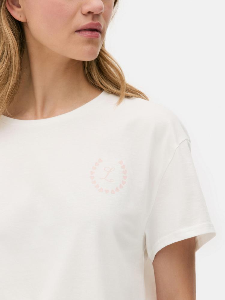 Primark women pyjamas cotton tshirt set