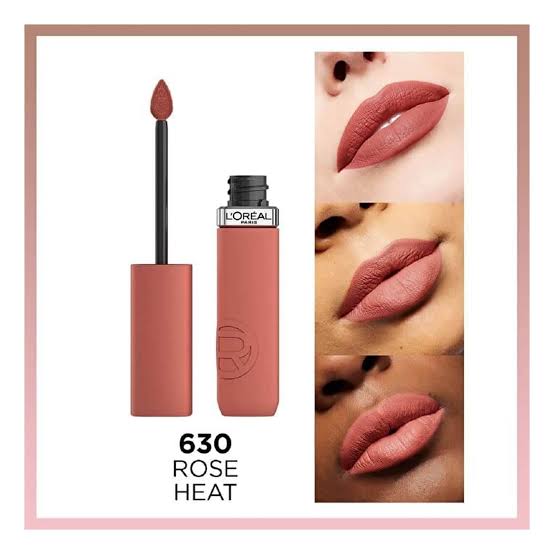 L'Oreal Paris Infallible Matte Resistance Liquid Lipstick 630 Rose Heat