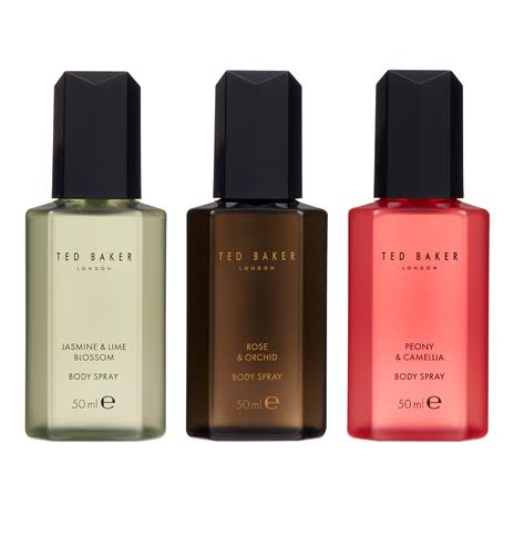 Ted baker London body spray 50ml perfume set of 3