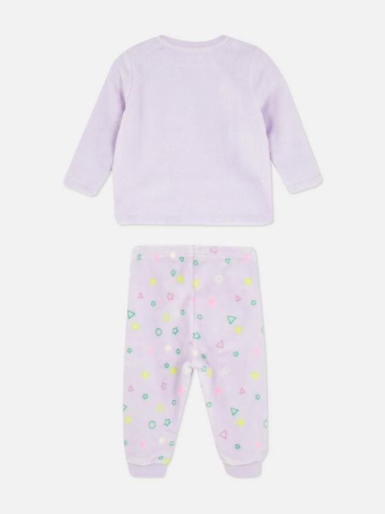 Primark Uk fleece baby girls pyjama pj set