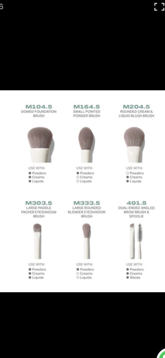 Morphe Along for the Glide 6-Piece Travel Brush Set