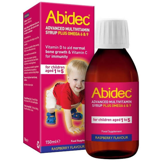 Abidec Multivitamin Plus Omega 3 6 & 9 Syrup ( bought from boots uk)