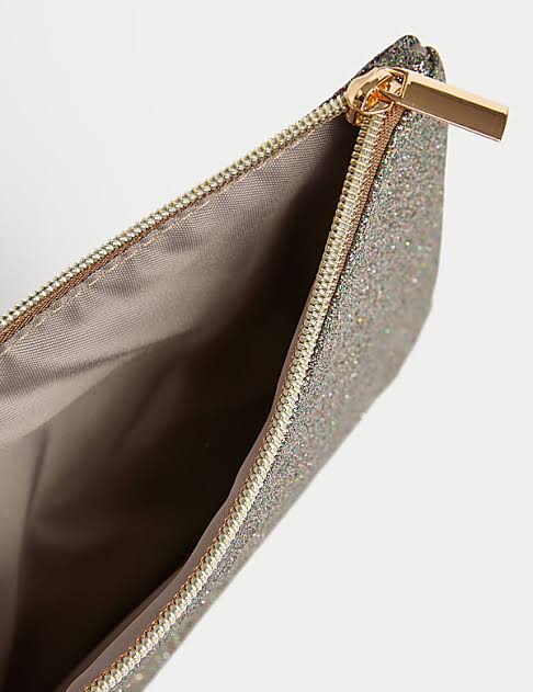 Marks n Spencer makeup bag glitter