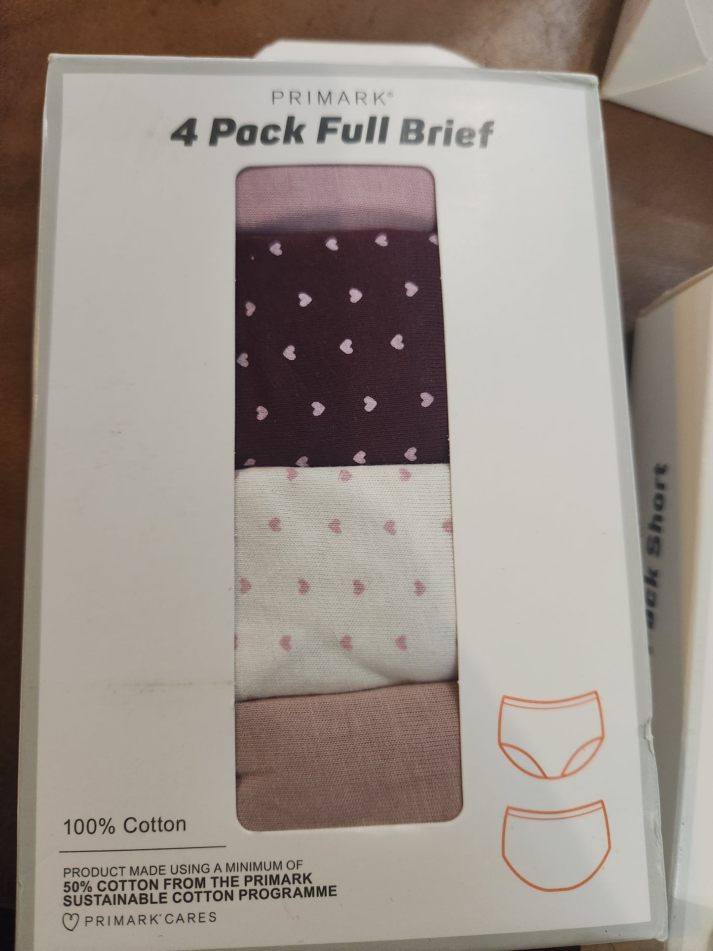 Primark ladies 4 pack underwears full breifs