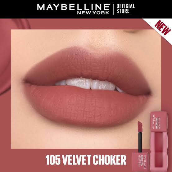Maybelline Super Stay Teddy Blurred Lip Tint- 105 velvet choker