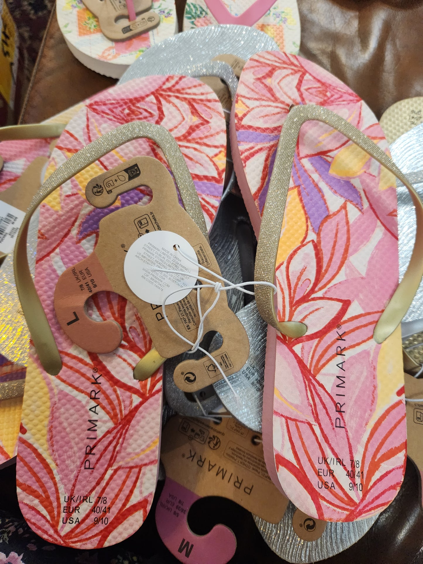 Primark women flip flops size 40/41