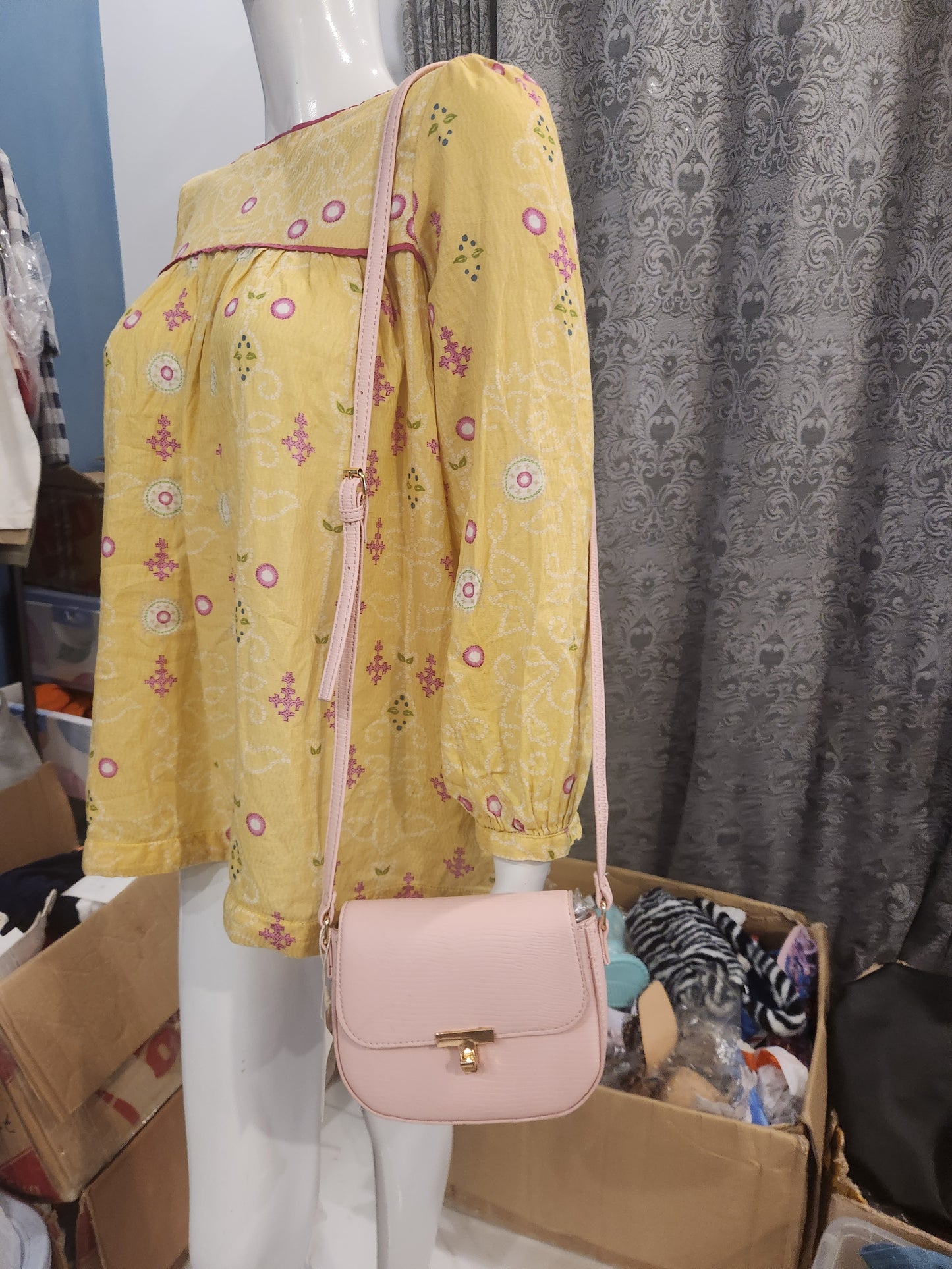 Primark pink crossbody bag