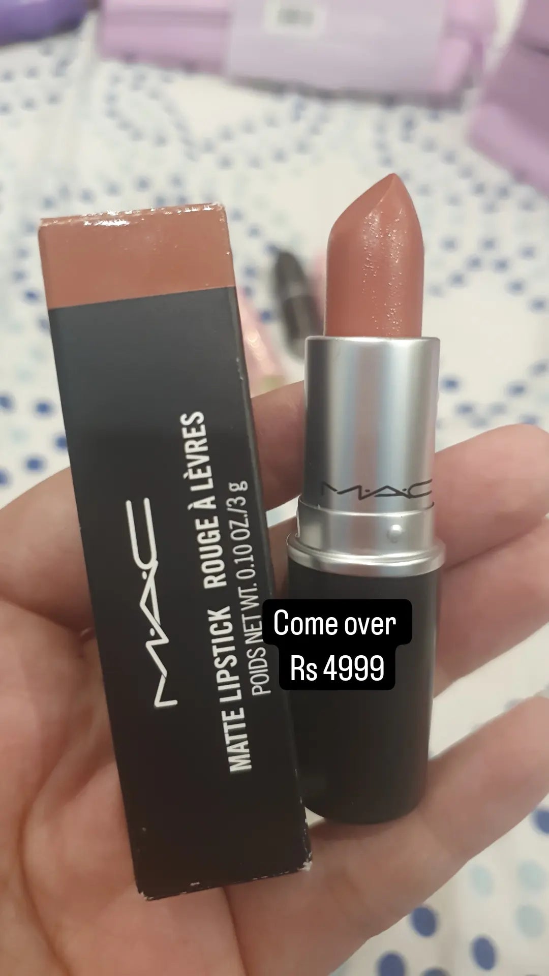 Mac matte lipstick shade come over