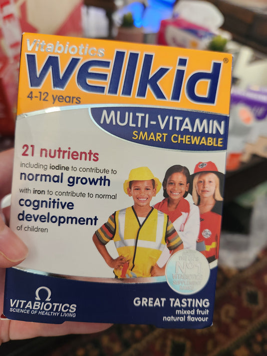 Vitabiotics WellKid MultiVitamin Smart Chewable 30 Tablets ( bought from boots )