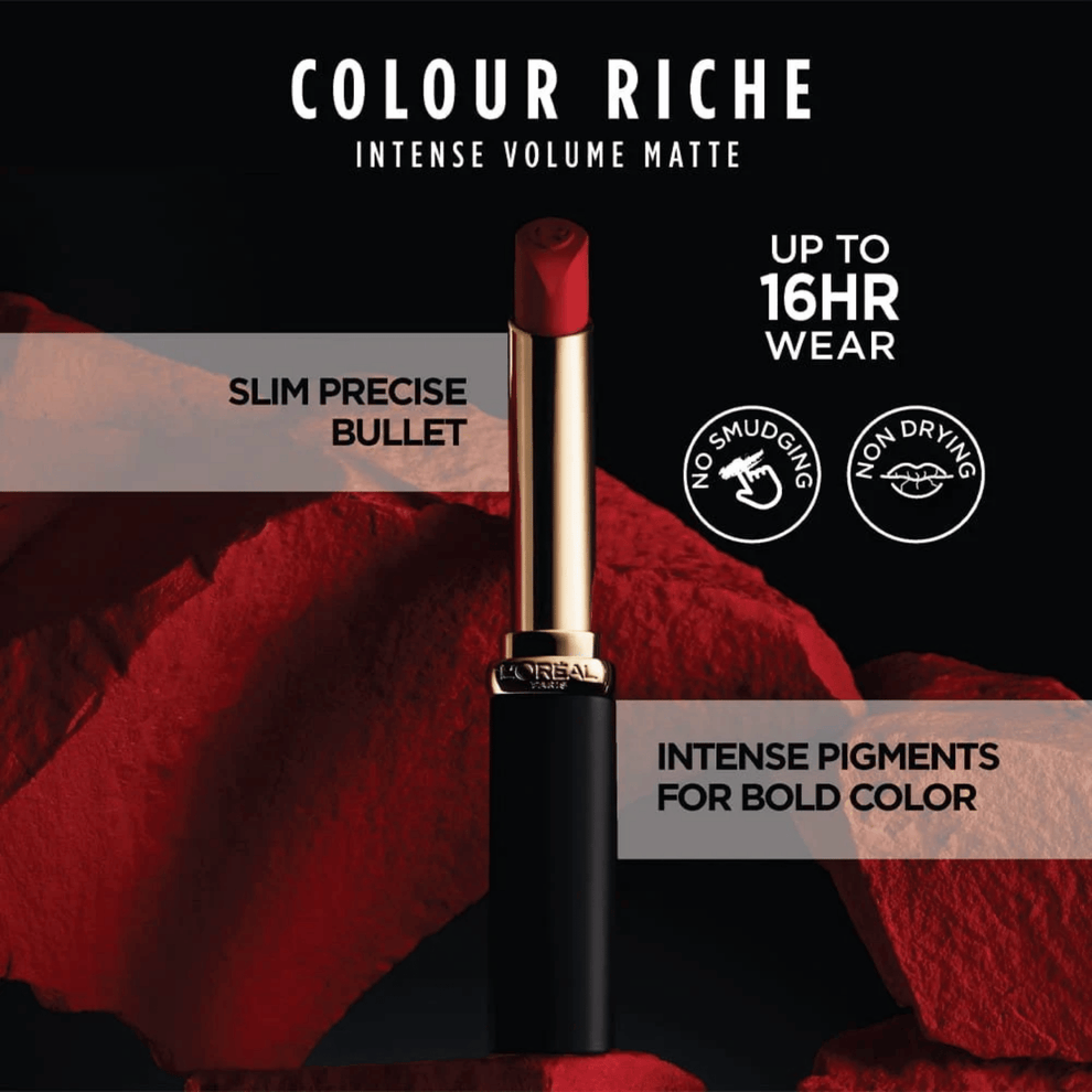 L'Oréal Paris Color Riche Intense Volume Matte Lipstick (1.8 g