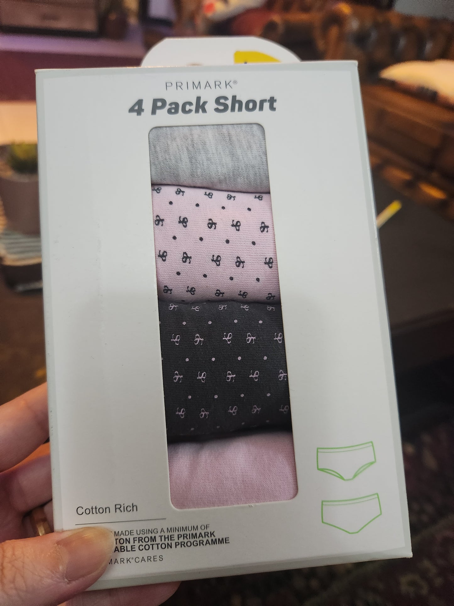 Primark ladies 4 pack underwears short briefs